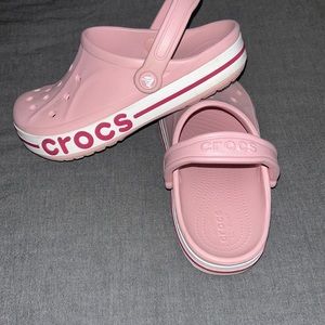 Pink sporty CROCS women’s size eight